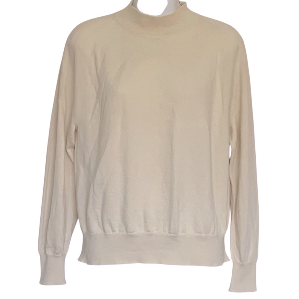 COS Wool Mock Neck Sweater Size Small